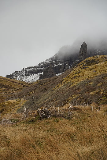 skály, vrchovina, pole, louka, tráva, isle of skye, starý muž storr, Skotsko, Příroda