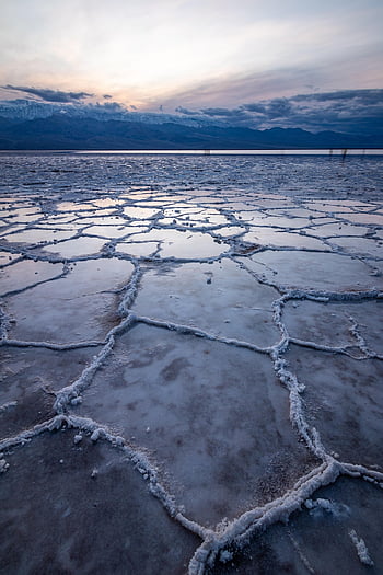 údolí smrti, špatná voda, suchý, badwater, slané jezero, sůl, národní park, solná pánev, mojave poušť, Kalifornie, suchost
