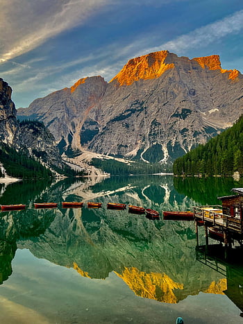 hory, Příroda, dolomity, Praha, pragser wildsee, Itálie, Alpy, túra, jih-tirol