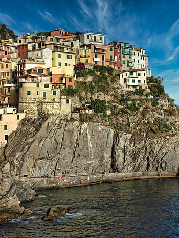 italy, terre, italian, town, sea, village, europe, travel, colorful, house, architecture