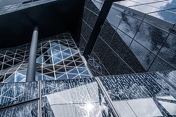 building, glass, facade, window, house, architecture