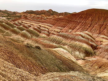danxia landform, hory, Příroda, Petrografická geomorfologie, strmé, útesy, krajina, scenérie