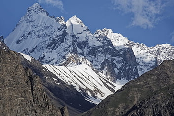 tajikistan, pamir, high Mountains, pandsch Valley, landscape, nature, mountains, snow, glacier, border Area, afghanistan