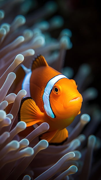 fish, clownfish, nature, beach, tropical, summer, water, underwater, swimming, anemonefish, nemo