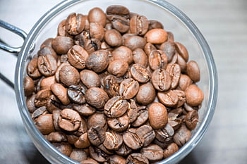 caffè, chicchi di caffè, caffeina, Tempo del caffè, bar, avvicinamento, chicchi di caffè tostato, caffè brasiliano, tazza di caffè, Marrone, atmosfera da caffè