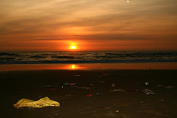 strand, affald, forurening, plast, miljø, troperne, Sydøstasien, vietnam, Muine, vrøvl, kuld