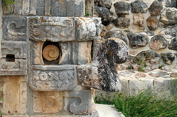 mexico, uxmal, divinity, chaac, temple, facades, maya, cited, ruins, architecture, civilization