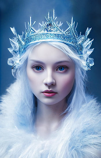woman, ice Queen, winter, ai Generated, snow, nature, beauty, snow Queen