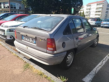 Opel, Kadett, 1991, car, Chalon sur Saone, 1.7 D, 57 hp, parked, vehicle, silver, hatchback