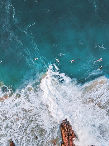 sea, waves, coast, surfing, surfers, surf, beach, ocean, phone Wallpaper, beautiful Wallpaper, rocks