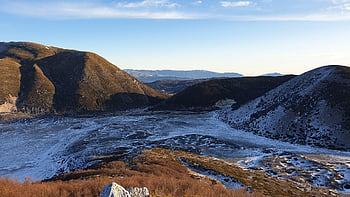 abruzzo, montagna, hora, krajina, Itálie, Příroda, sníh, l'aquila