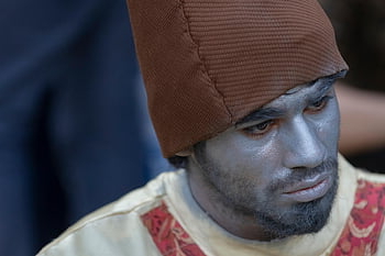 iran, actor, performing Arts, tehran, theater Arts, theater Actor, artist, iranian Actor, persian Actor, silver Face Paint, photojournalism