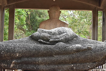 buddyzm, buddyjski, religia, Azja, Sri Lanka, anuradhapura, Budda, statua, ruina