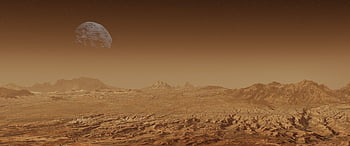 mars, planet, phobos, desert, nature, dry, moon, sci-fi, astronomy, universe, space