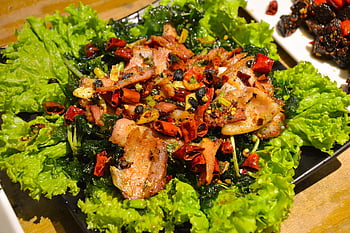 kořeněná jídla, čínské jídlo, pikantní, jídlo, čínština, chilli, yunnan, lijiang, restaurace, Červené, horký