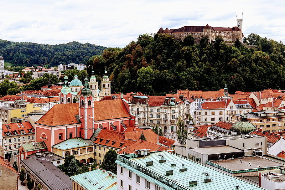 slovenia, ljubljana, tourism, capital City, europe, city, architecture, to Travel, church, heaven, bridge