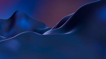 seni digital abstrak biru, pemandangan, Desktop, menenangkan, kurva halus, seni digital, abstrak lanskap biru, Latar Belakang Seni Digital, seni abstrak, seni biru, Lanskap digital
