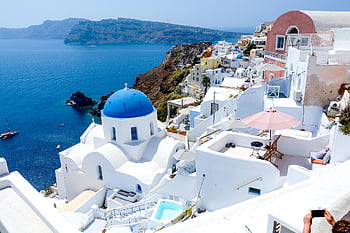 santorini, Řecko, budov, Příroda, domy, město, vesnice, architektura, řecká architektura, oia, středomoří