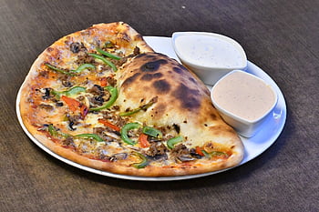 food, pizza, calzone, restaurant, italian, cheese, delicious, fresh, baking, lunch, menu