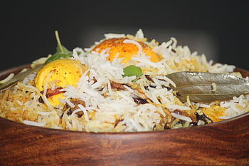 biryani, Ντουμ Μπιριάνι, ρύζι, μπολ, μπολ με ρύζι, αρωματώδης, πικάντικα τρόφιμα, φαγητό, μπαχαρικά, τρώω, υγιής