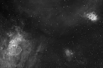 Bubble nebula, Northern Lagoon Nebula, SH2-159, Hydrogen Alpha, Pixinsight, live stack, quick process, stars, space, astronomy, nebulae