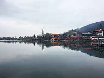 pobřežní, vesnice, krajina, voda, Příroda, venku, životní prostředí, nebe, scénický, přírodní, uklidnit