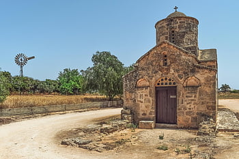 Kypr, frenaros, ayios andronikos, kostel, ortodoxní, středověký, náboženství, architektura, památník, dědictví