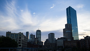 architektura, budova, nebe, panoráma, městský, město, v centru města, vysoký, budov, kancelář, podnikání