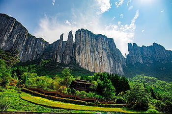 Karst, หุบเขาลึก, หุบ, ธรรมชาติ, แม่น้ำ, น้ำ, ภูมิประเทศ, กระแส, ป่า, โขดหิน, ภูเขา