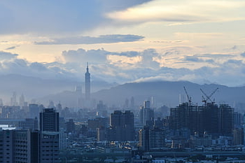 město, cestovat, cestovní ruch, budov, architektura, městský, taipei, tchaj-wan, mrakodrap, krajina, 早晨