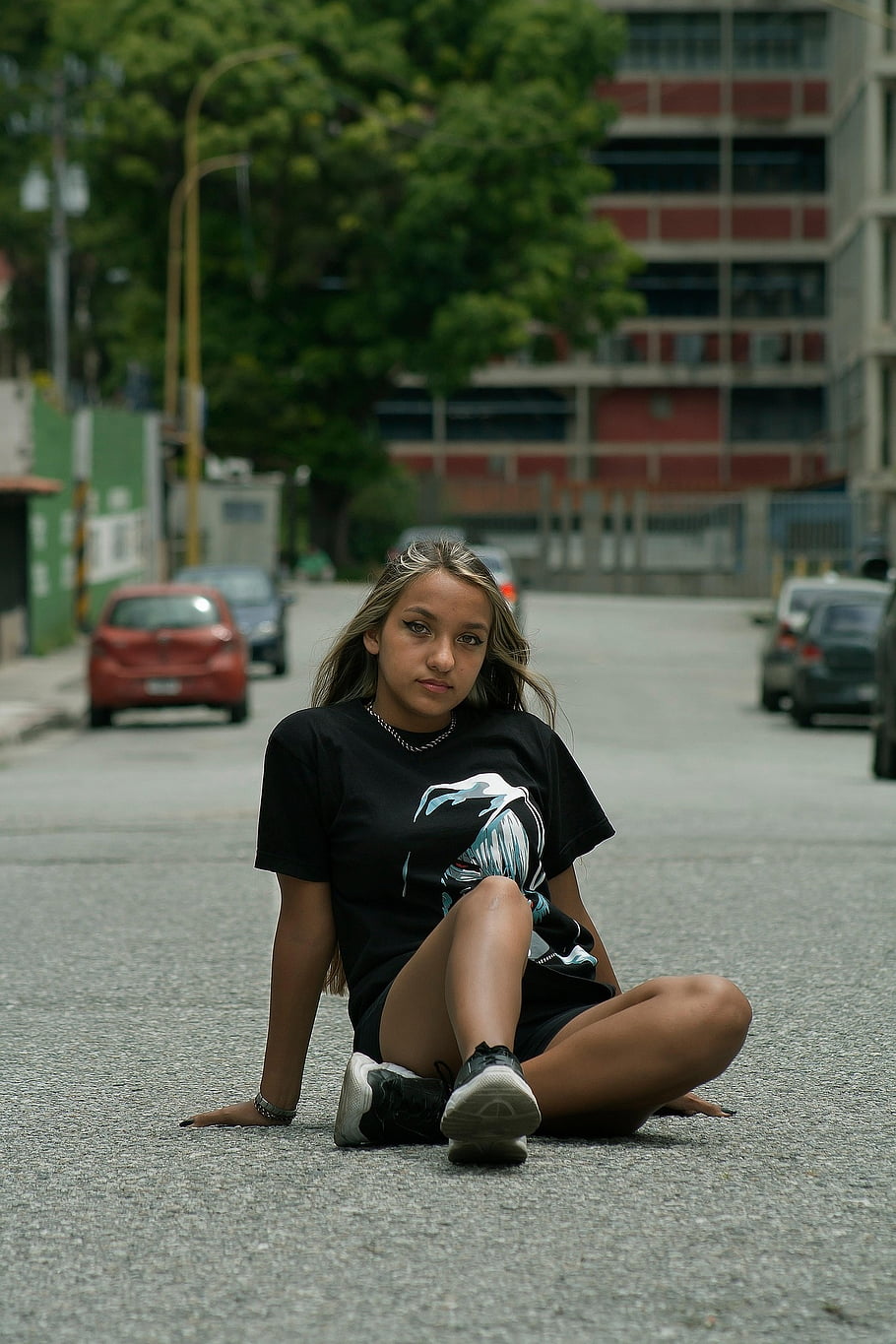 teenager, Modelka, móda, póza, ženský, dívka, půvab, portrét, Chica Hermosa, Rubia Sendada, callejero