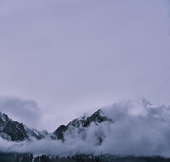 mountain, peak, clouds, sky, dusk, bucegi, busteni, romania, travel, scenic, summit
