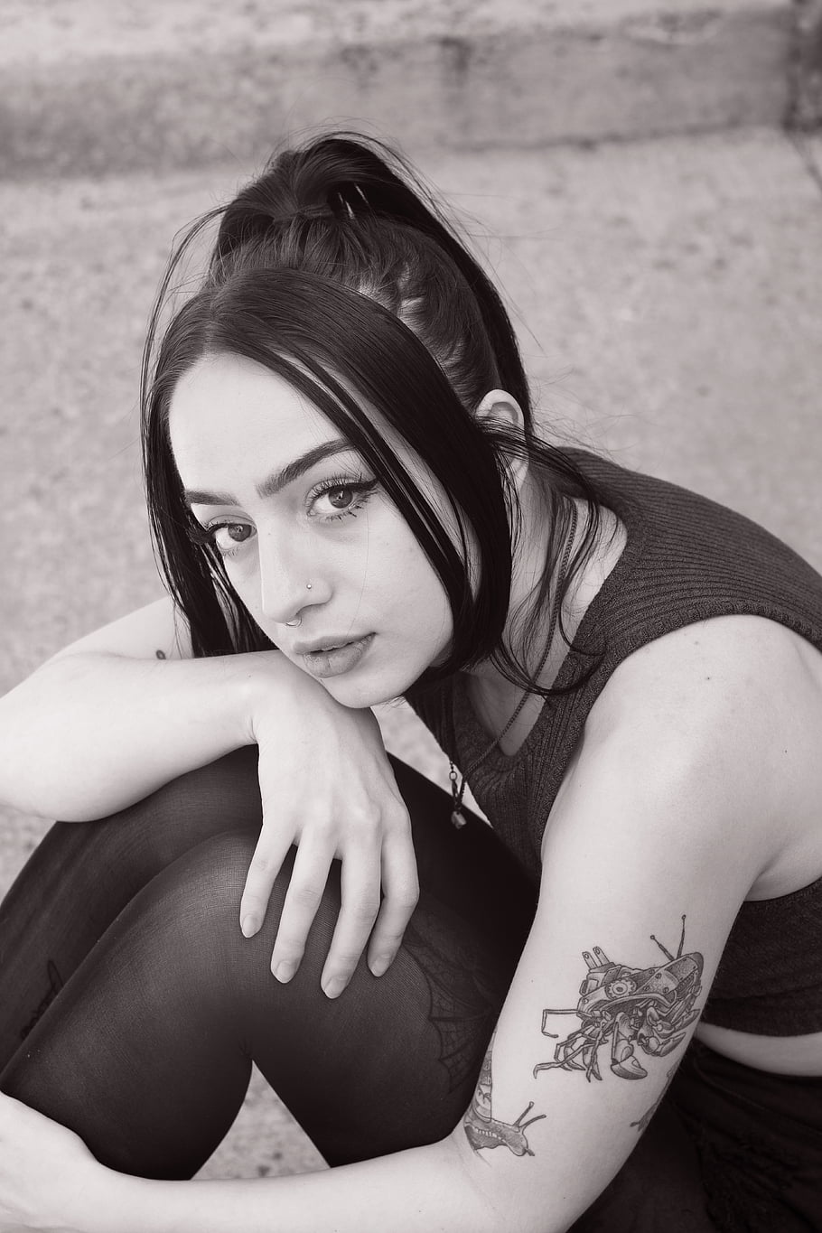 žena, Modelka, portrét, dívka, pěkný, vlasy, krása, póza, tvář, účes, makeup