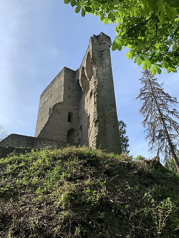hrad, zřícenina hradu, zřícenina, středověk, zdivo, historický, starý, Hradní komplex, Německo, westerwald, marně narozený