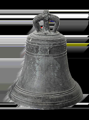 campana di vetro, campana della chiesa, squillare, campana della torre, vecchio, iscrizione, campana di bronzo, PSD, isolato
