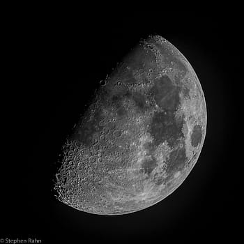 月、 ワックス状、 夜空、 月面、 クレーター、 150 600mm、 t3i、 2014年、 天文学、 天の、 黒と白