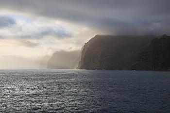 tenerife, moře, mlha, Příroda, krajina, Španělsko, oceán, Jít na gigantes