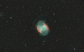 dumbbell nebula, NGC 6853, Fotografie de telescop, imagine vibrantă, Cosmos înstelat, Frumusețe cerească, fotografie spațială, imagine astronomică, Fotografie în nebuloasă, în adâncul spațiului, Peisaj cosmic