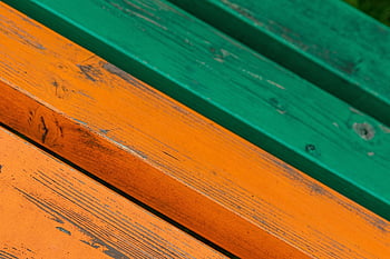 Gartenbank, kayu, Jeruk, alam, grün, struktur, holz