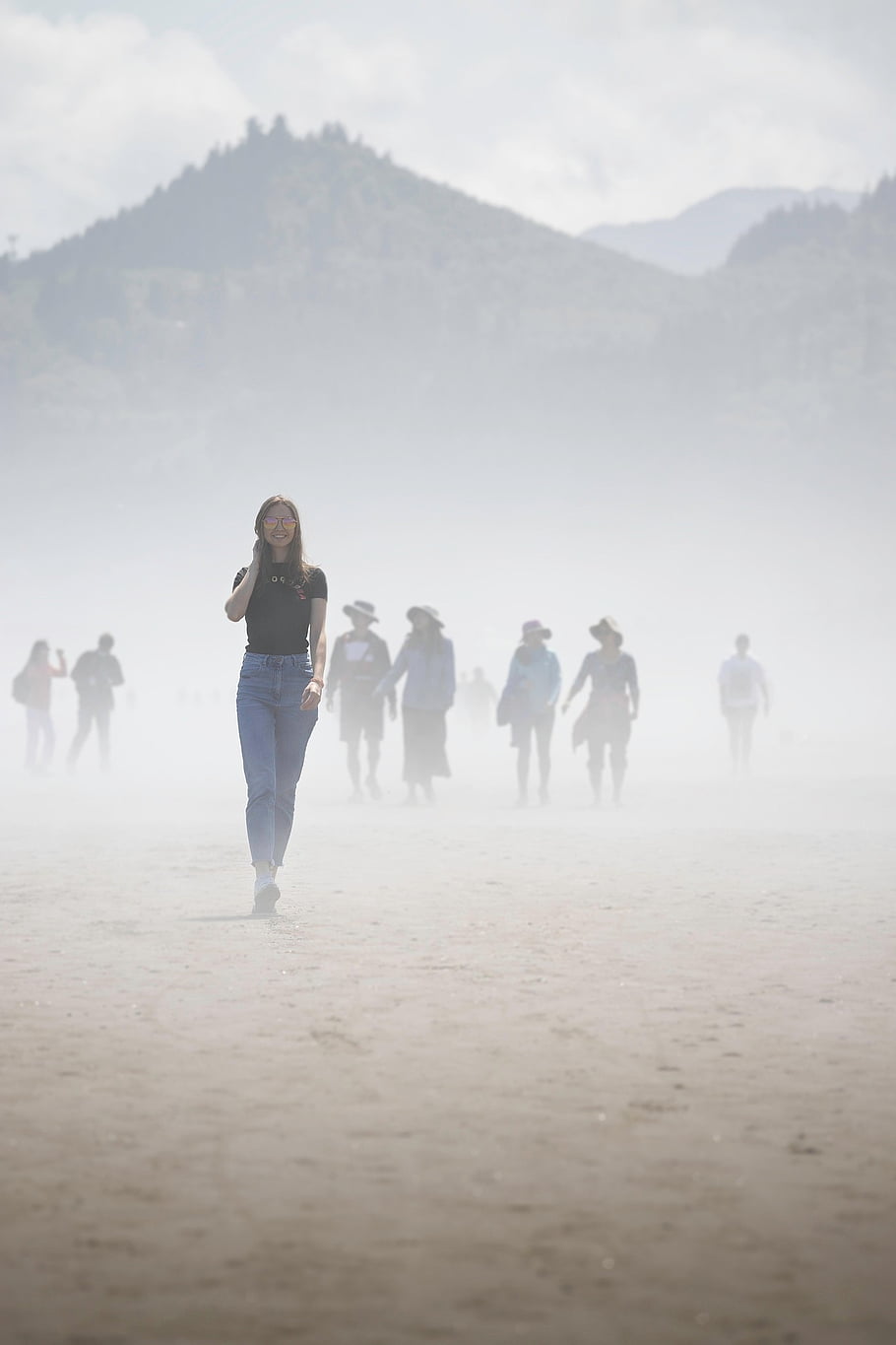 fog, nature, adventure, trip, journey, outdoors, travel, exploration, landscape, ocean, beach