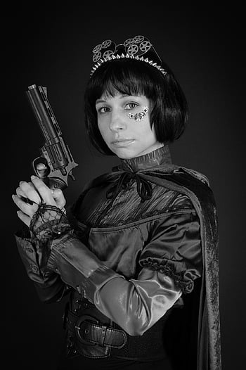 スチームパンク、 女性、 肖像画、 パラバンク、 素晴らしい、 ゴシック、 不思議な、 歯車、 骨董品、 ファンタジー、 若い女性