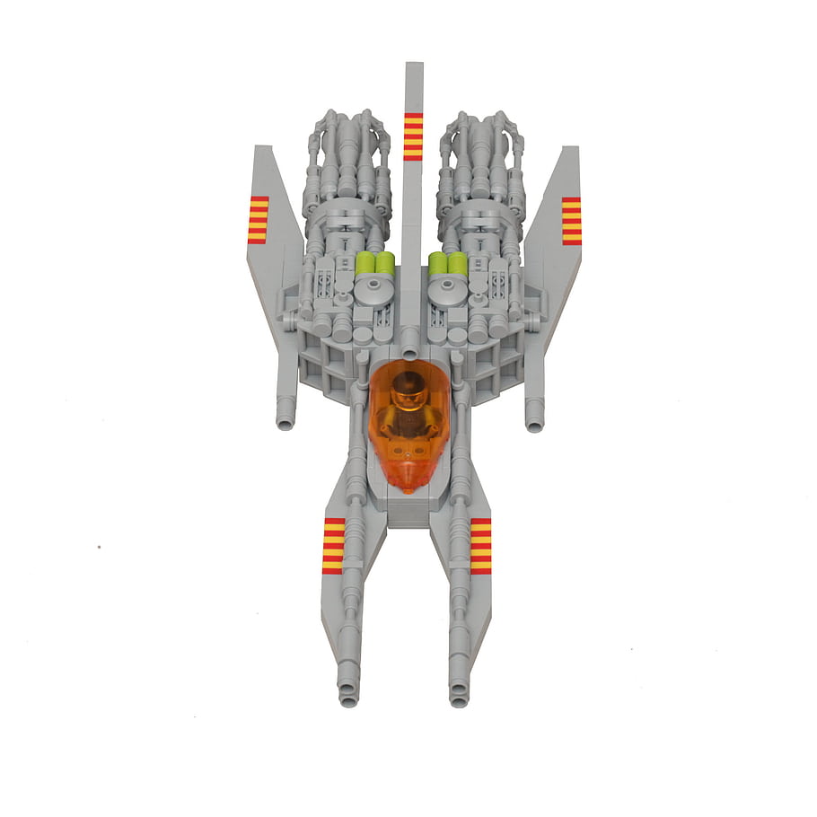 lego, prostor, Vic Viper, listopad, 2023, moc, Wrecker Cobra, Viper zastřelil, kosmická loď, hračka, Modelka