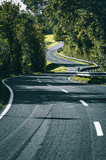 road, path, asphalt, curve, traffic, country Road, nature, forest, automobile, to Travel, landscape