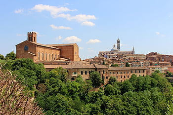 siena, město, budov, staré Město, staré budovy, středověký, historický, toskánsko, Itálie