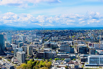 cityscape, city, blue Sky, urban, buildings, architecture, skyline, building, skyscrapers, travel, modern