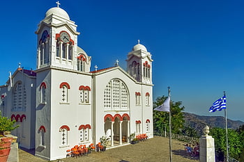 kostel, budova, fasáda, vlajka, vchod, architektura, náboženství, ortodoxní, křesťanství, cesmína kříž