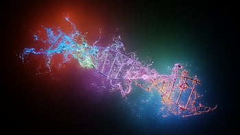 spirála, dna, Věda, genetika, výzkum, molekulární, 3d, mixér