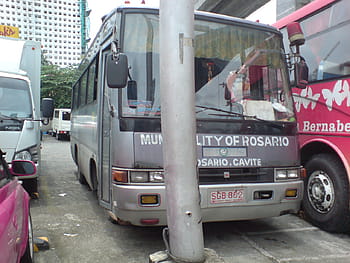 Kommune Rosario, Broadway Centrum, Aurora Blvd., Regeringskøretøj, Cavite, ekspressbus, isuzu, mellemstore, mini-bus, filippinerne, bus
