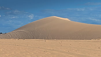 Vietnam, duna, mui ne, písek, nebe, závěj, krajina, Příroda, mraky, hora, výška