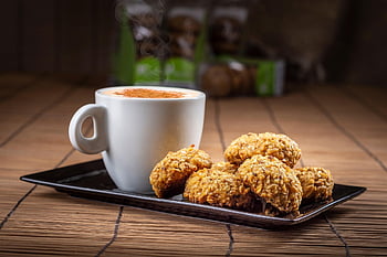 coffee, cookies, oatmeal Cookies, coffee Break, snack, cup Of Coffee, coffee Cup, hot Drink, cup, caffeine, cafe